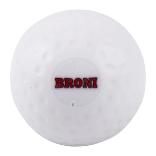 Hockeybal Broni Dimple – wit – topkwaliteit