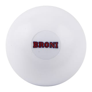 Hockeybal Broni glad – wit – topkwaliteit