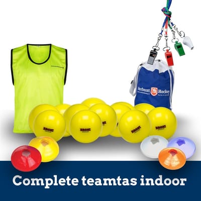 Complete team tas – indoor – gele hesjes