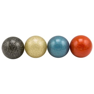 Hockeyballen assorti glitter – 4 stuks