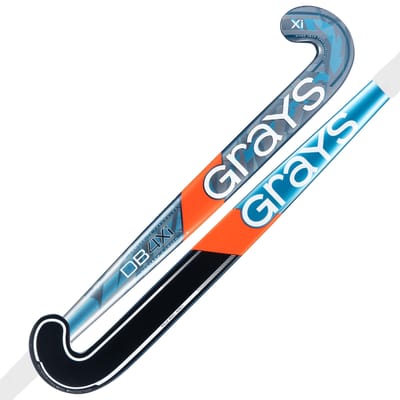 Grays DB4Xi Dynabow Senior Hockeystick Navy/Zilver