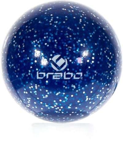 Hockeybal glitter mid-blauw – reject