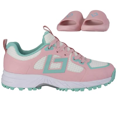 Brabo Shoe Tribute L. Pink/Aqua + Slides