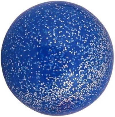 Hockeybal glitter mid-blauw – zonder logo
