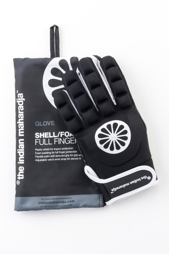 Indian Maharadja GLORY 4.4 – shell/foam – fullfinger – links – zwart hockeyhandschoen — foto 5