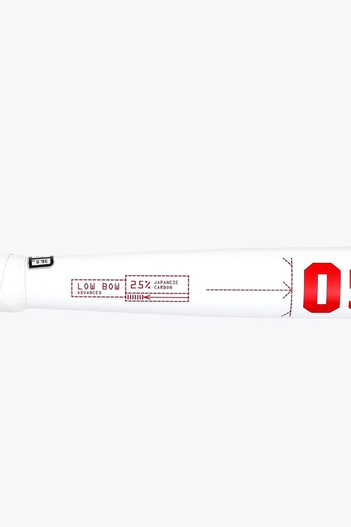 Osaka Field Hockey Stick Low Bow Advanced 25 | Pompeian Red hockeystick, foto 8