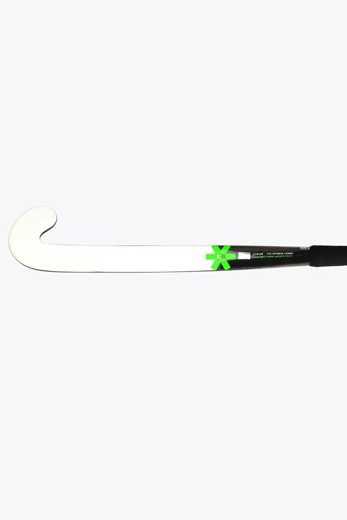 Osaka Field Hockey Stick Pro Tour 70 - Low Bow - LTD Edition White | Iconic Black hockeystick — foto 9