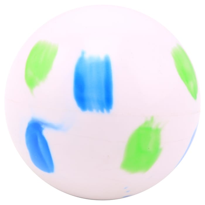 Merkloos Hockeybal multicolor – blauw/groen – zonder logo hockeystick — foto 1