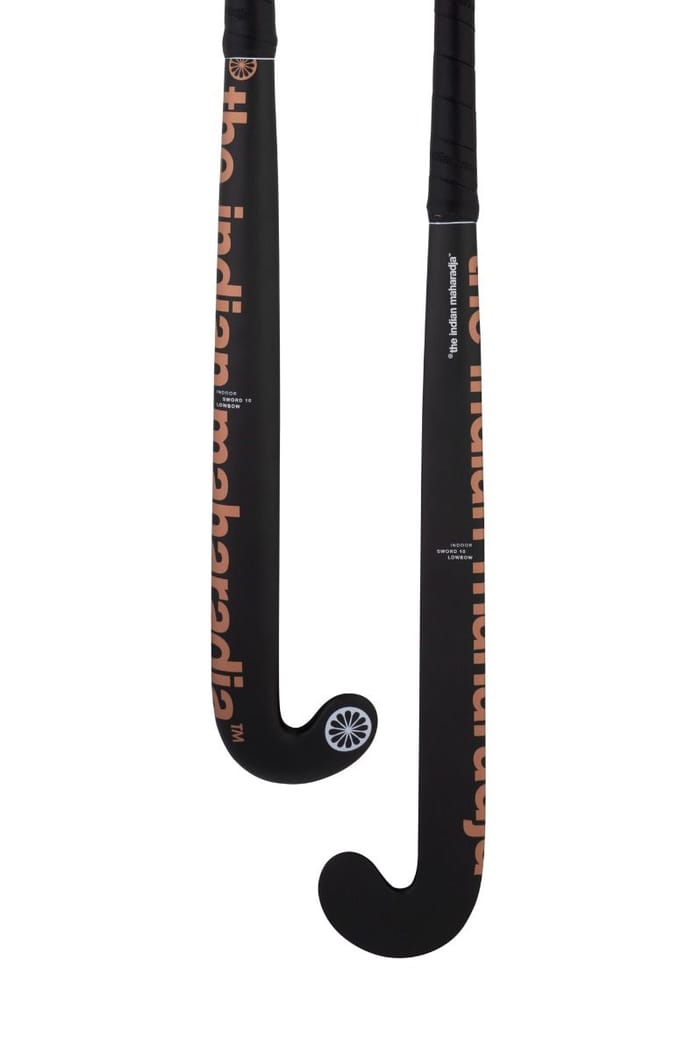 Indian Maharadja Sword 10 – LowBow – indoor – zwart/koper hockeystick — foto 5