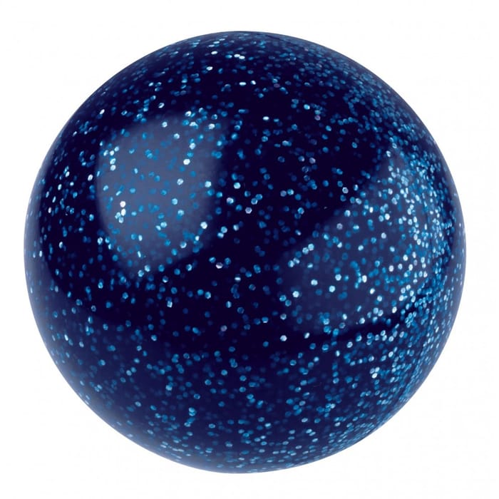 Merkloos Hockeybal glitter donkerblauw – zonder logo hockeystick