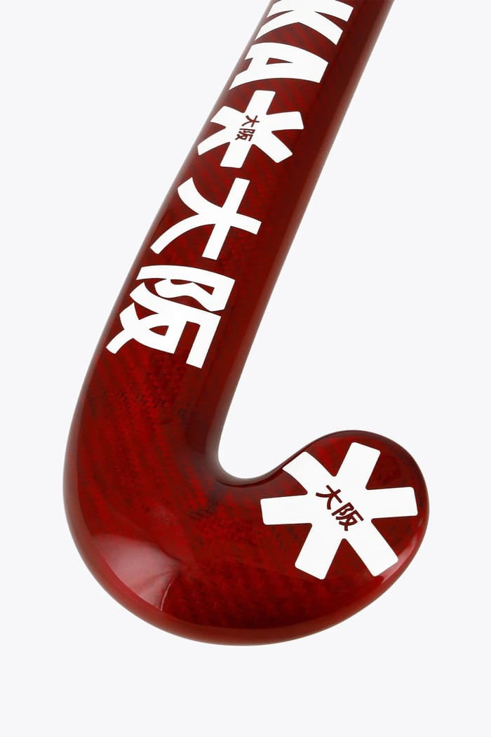 Osaka Field Hockey Stick Low Bow Advanced 70 | Pompeian Red hockeystick — foto 2