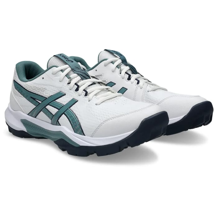 Asics GEL-Peake 3 - White/Foggy Teal hockeyschoen — foto 2