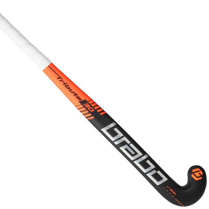 Brabo G-Force Tribute 30 Black/Orange Junior Hockeystick hockeystick — foto 1