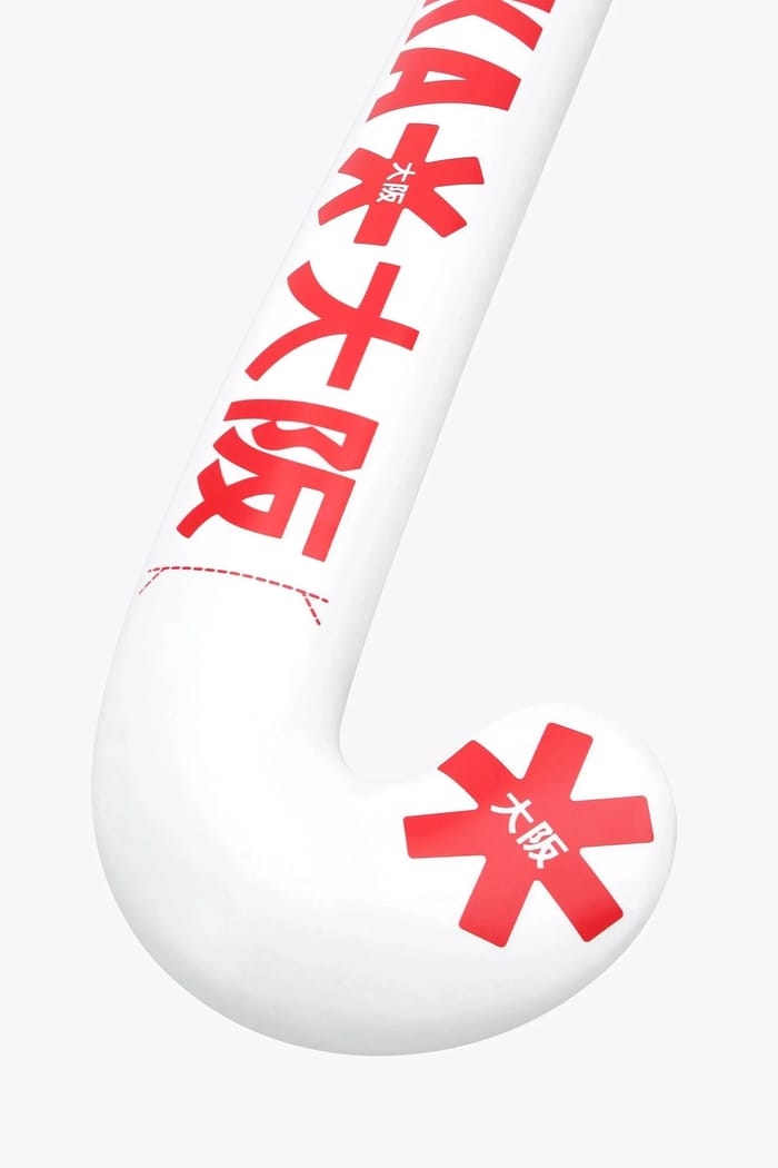 Osaka Field Hockey Stick Low Bow Advanced 25 | Pompeian Red hockeystick, foto 2