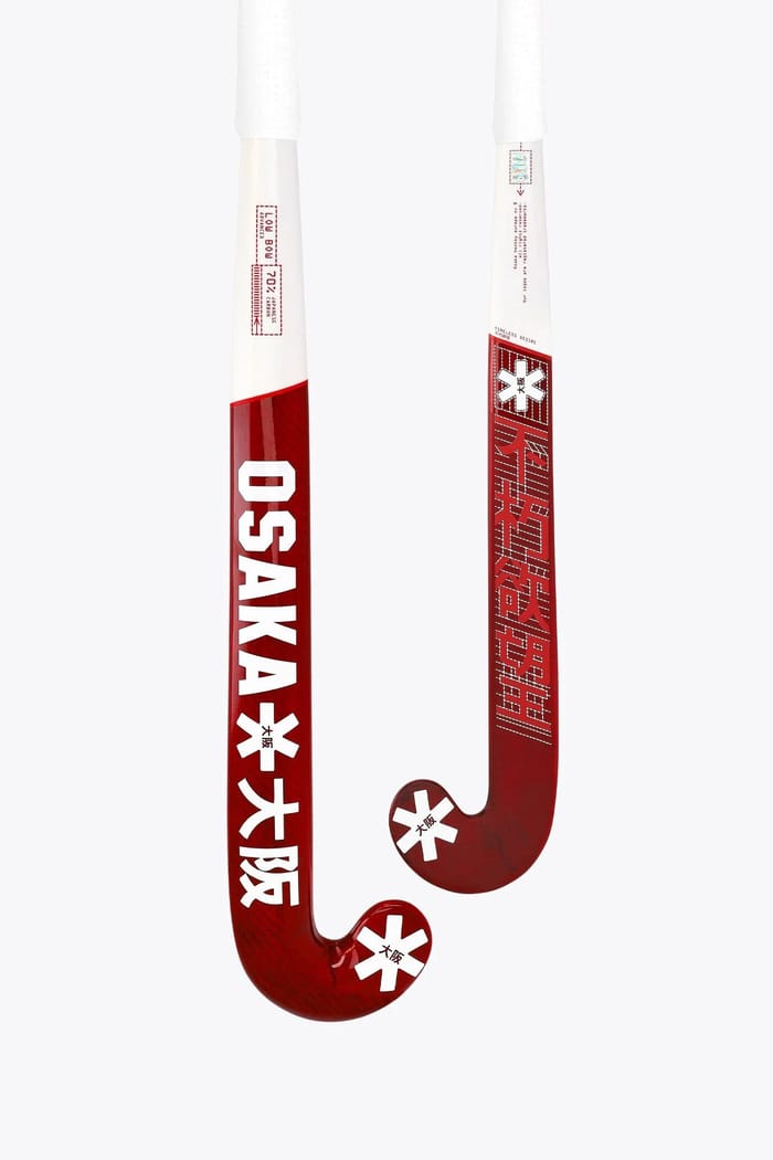Osaka Field Hockey Stick Low Bow Advanced 70 | Pompeian Red hockeystick — foto 1