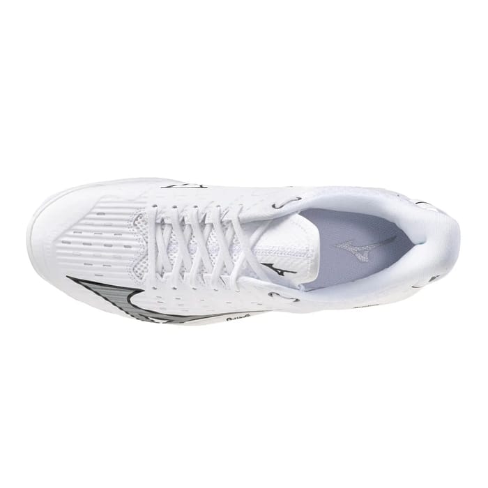 Mizuno Wave Leopardus - White/Metallic Gray hockeyschoen — foto 6