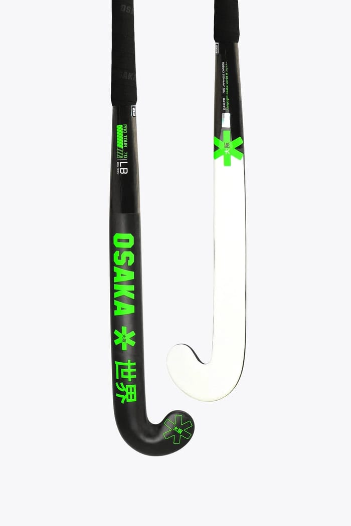 Osaka Field Hockey Stick Pro Tour 70 - Low Bow - LTD Edition White | Iconic Black hockeystick — foto 7