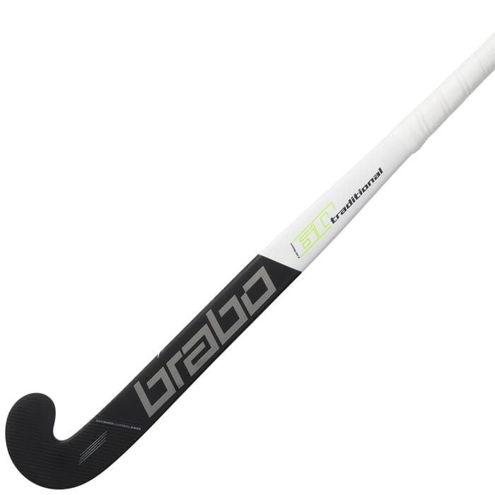 Brabo Traditional Carbon 60 PB Bk/Gn Senior Hockeystick hockeystick — foto 2