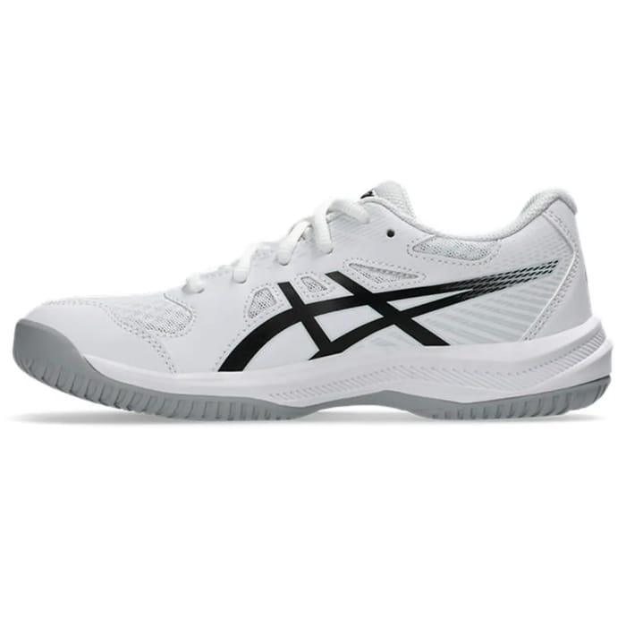 Asics Upcourt 6 GS - White/Black - Junior hockeyschoen — foto 7