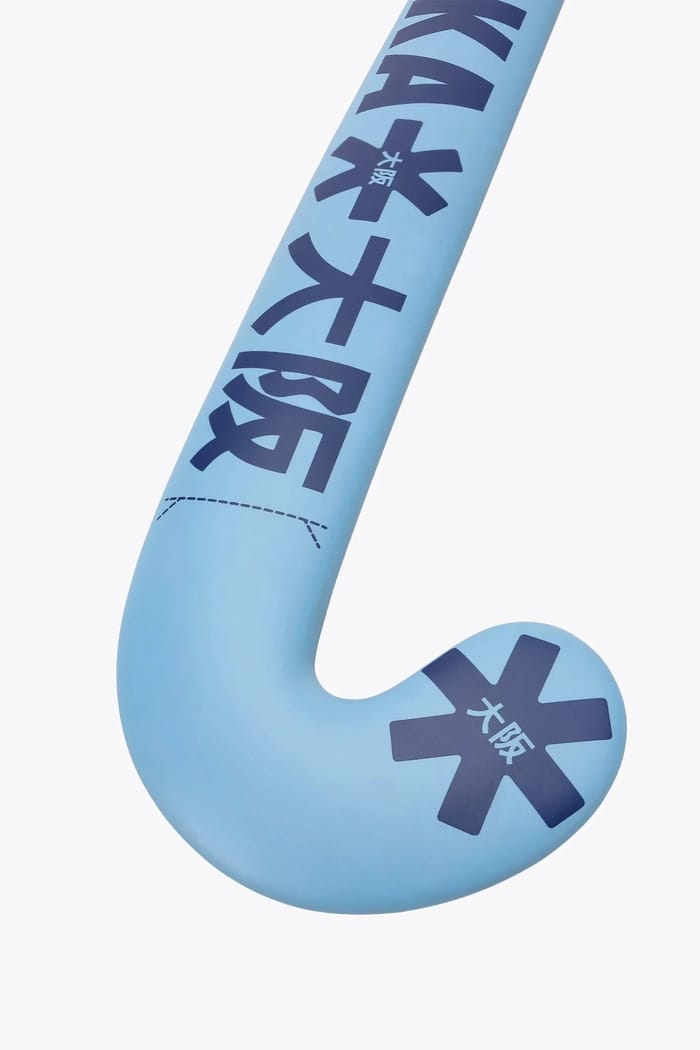 Osaka Indoor Hockey Stick Pro Bow GF | Silver Lake Blue hockeystick — foto 2