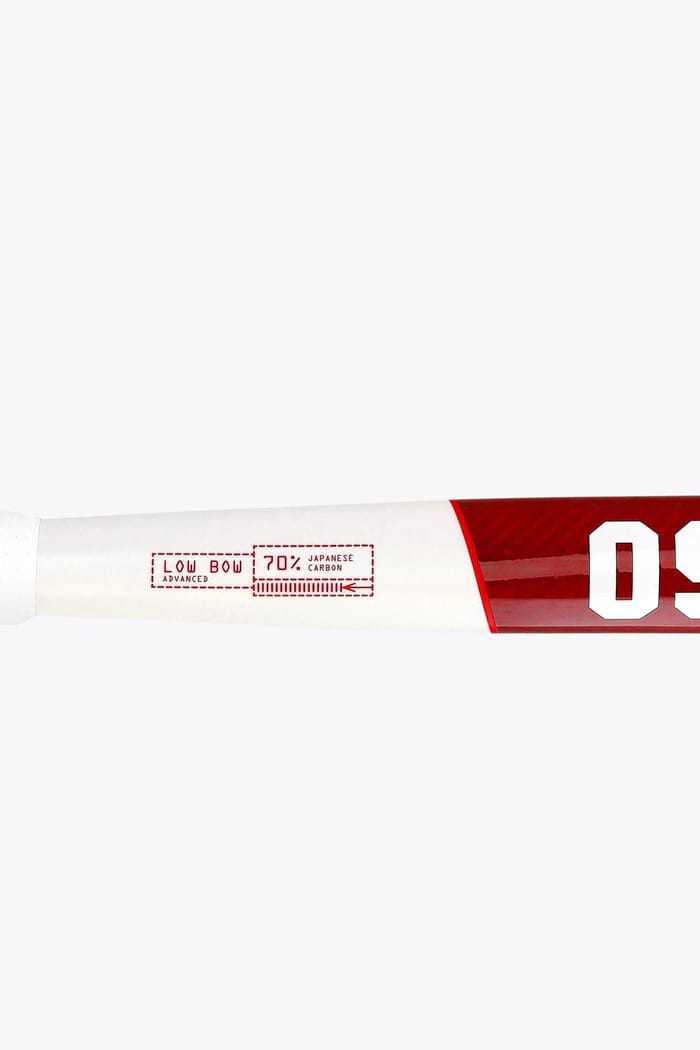 Osaka Field Hockey Stick Low Bow Advanced 70 | Pompeian Red hockeystick — foto 8