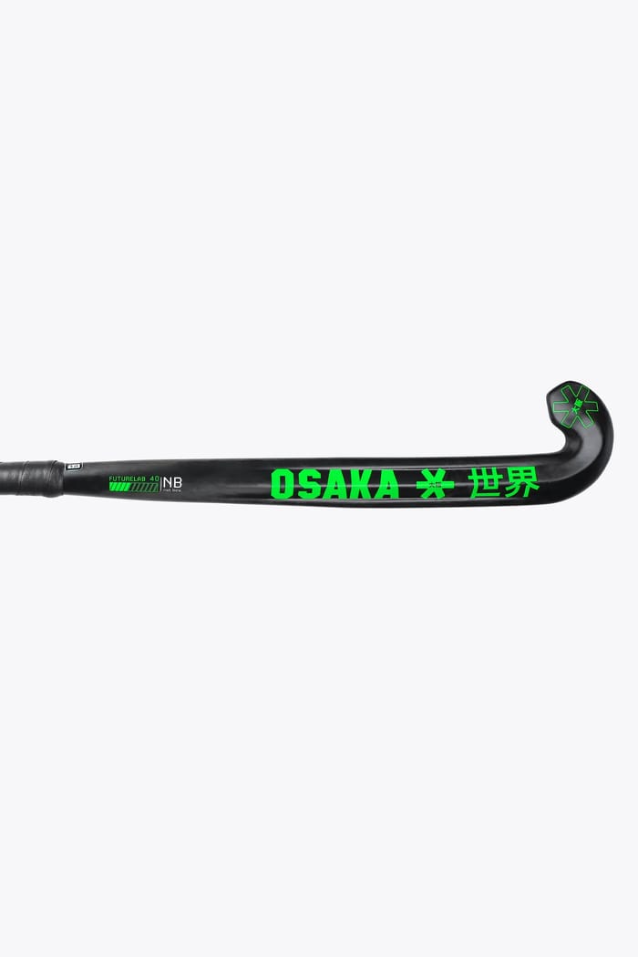 Osaka Field Hockey Stick Pro Bow 40 - Futurelab | Iconic Black hockeystick, foto 4