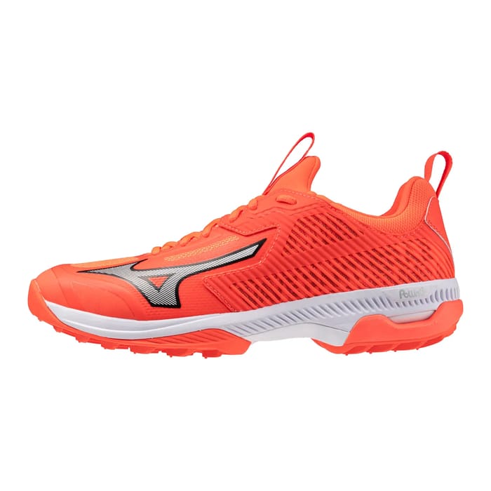 Mizuno Wave Panthera 2 - Lava Orange/White/Black hockeyschoen — foto 3
