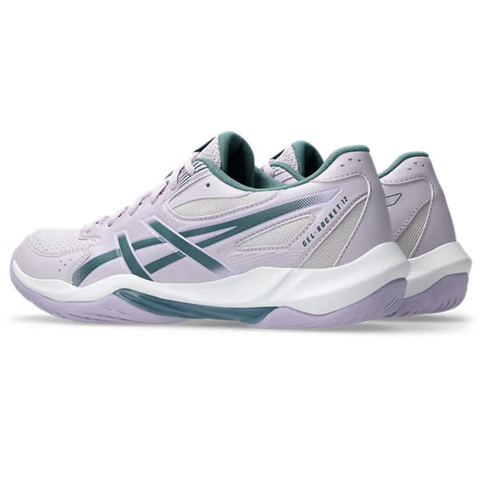 Asics GEL-Rocket 12 - Dahlia/Foggy Teal - Dames hockeyschoen, foto 8