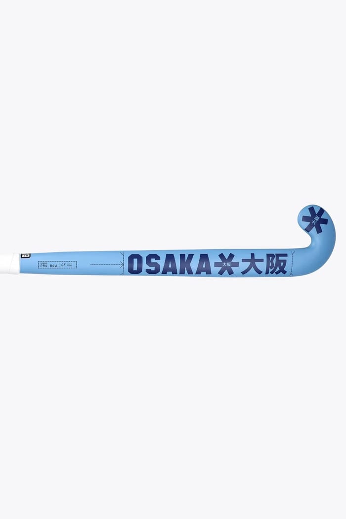 Osaka Indoor Hockey Stick Pro Bow GF | Silver Lake Blue hockeystick — foto 4