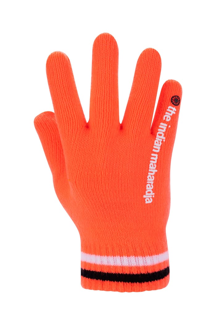 Indian Maharadja wintergloves – jeugd – coral oranje hockeystick — foto 2