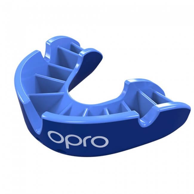 Adidas OPRO – silver – self-fit – Gen4 – junior – blauw bitje — foto 1
