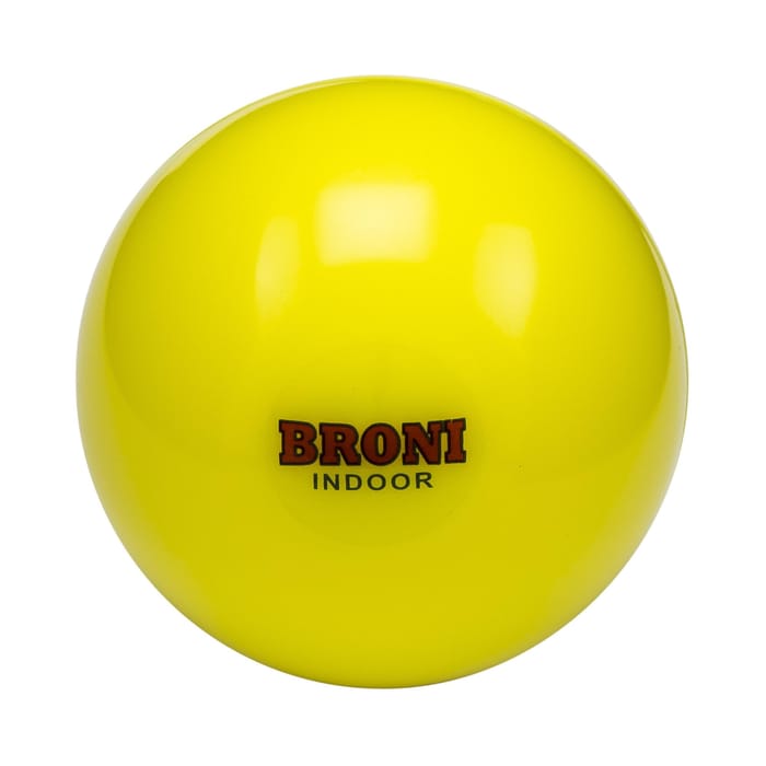 Broni Hockeyballen Broni Indoor – geel – clubs – 120 stuks – topkwaliteit hockeybal — foto 2