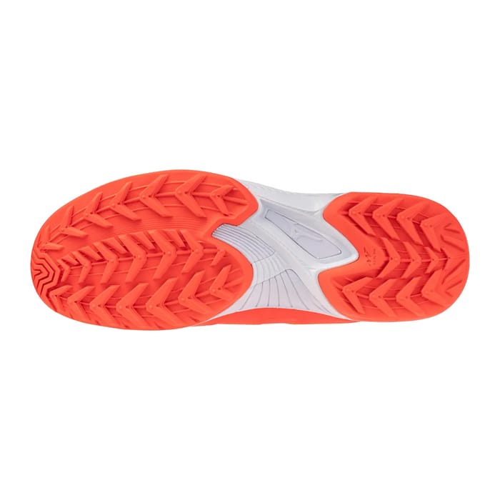 Mizuno Wave Panthera 2 - Lava Orange/White/Black hockeyschoen — foto 2