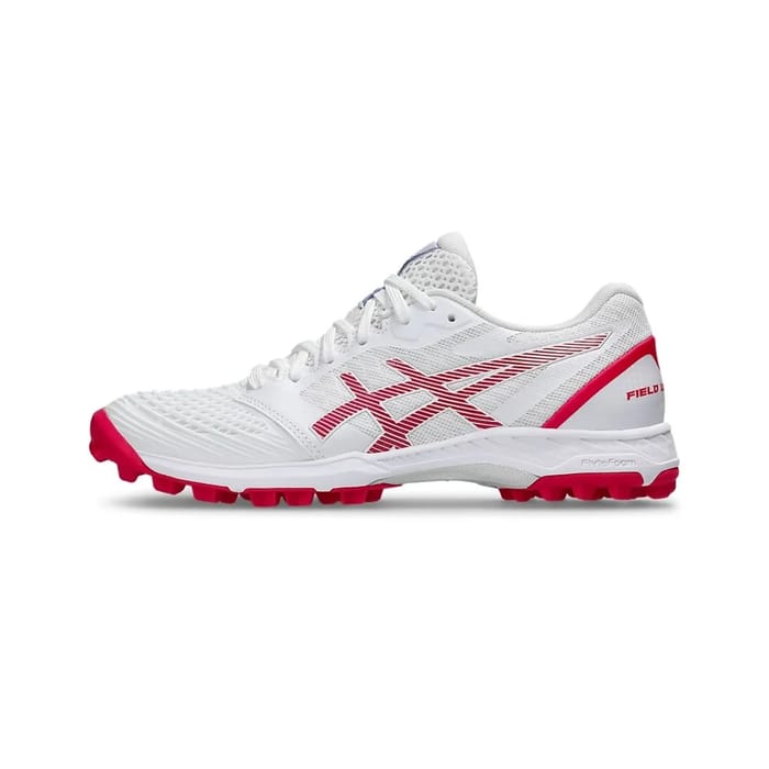 Asics Field Ultimate FF 2 - White/Bright Rose hockeystick — foto 3