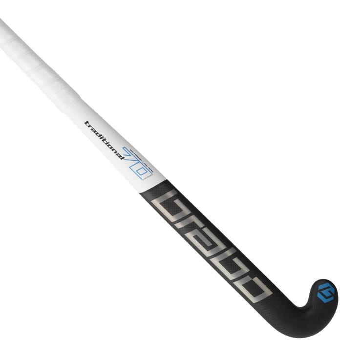 Brabo Traditional Carbon 70 ELB Bk/Bl Senior Hockeystick hockeystick — foto 1