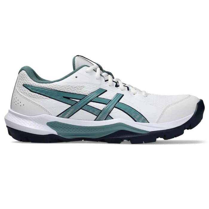 Asics GEL-Peake 3 - White/Foggy Teal hockeyschoen — foto 1