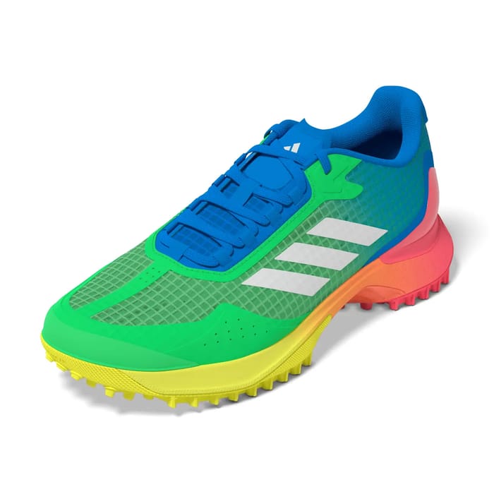 Adidas Fabela X 2 LE - Blue White Green hockeyschoen — foto 11