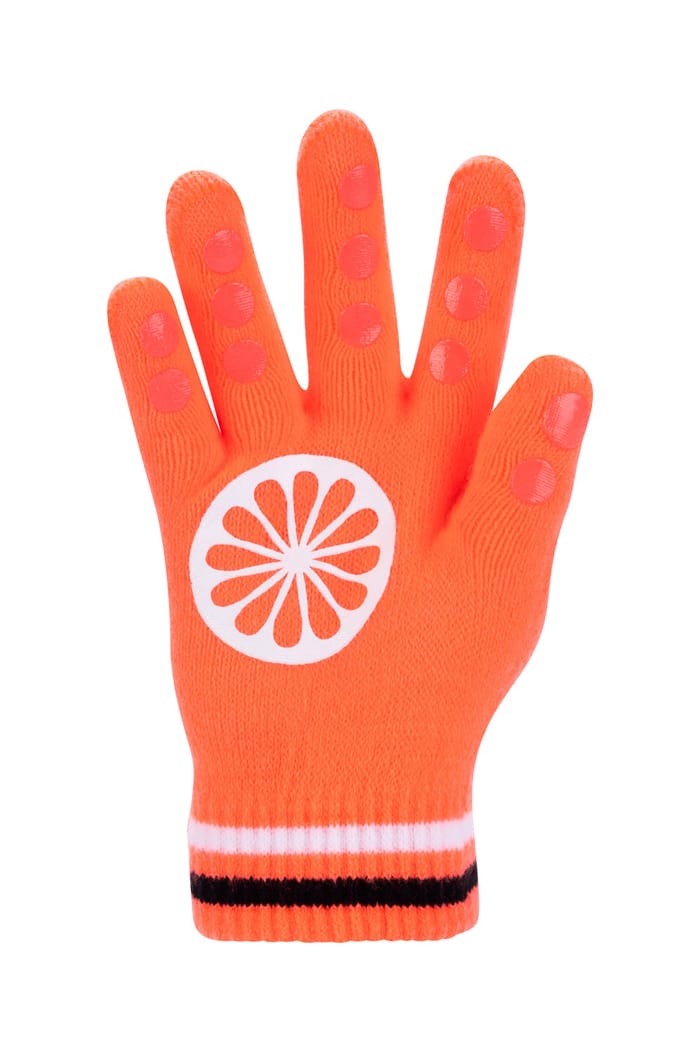 Indian Maharadja wintergloves – jeugd – coral oranje hockeystick — foto 3