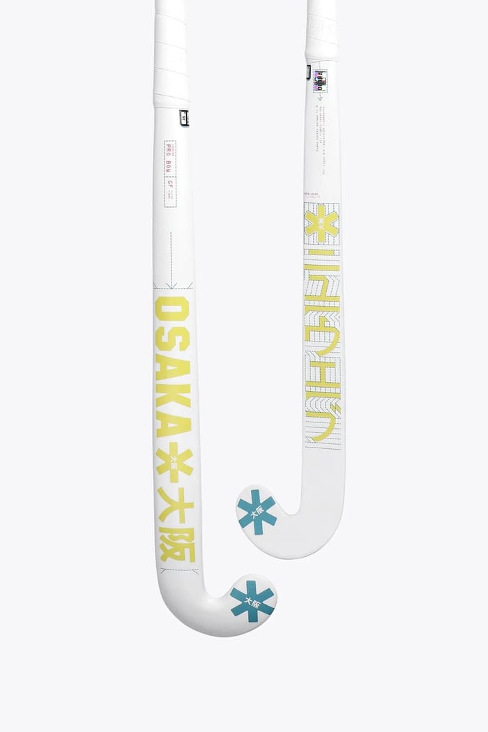 Osaka Indoor Hockey Stick Pro Bow GF | Shadow Lime hockeystick — foto 1