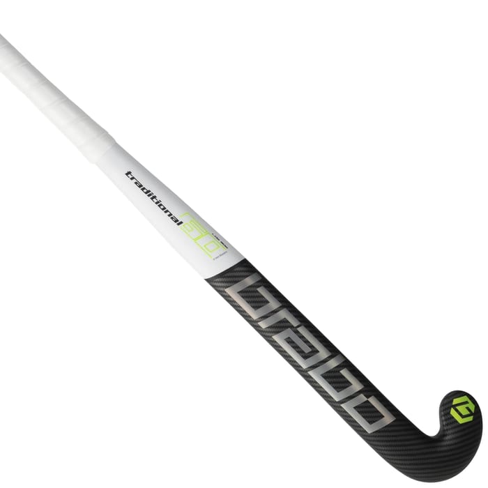 Brabo Traditional Carbon 60 LB Bk/Gn Senior Hockeystick hockeystick — foto 1