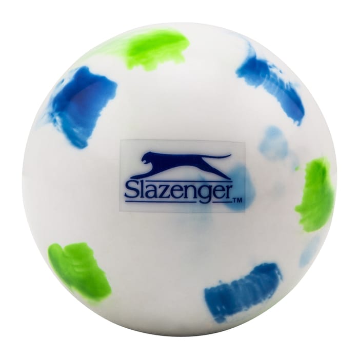 Merkloos Hockeybal multicolor – blauw/groen – zonder logo hockeystick — foto 2