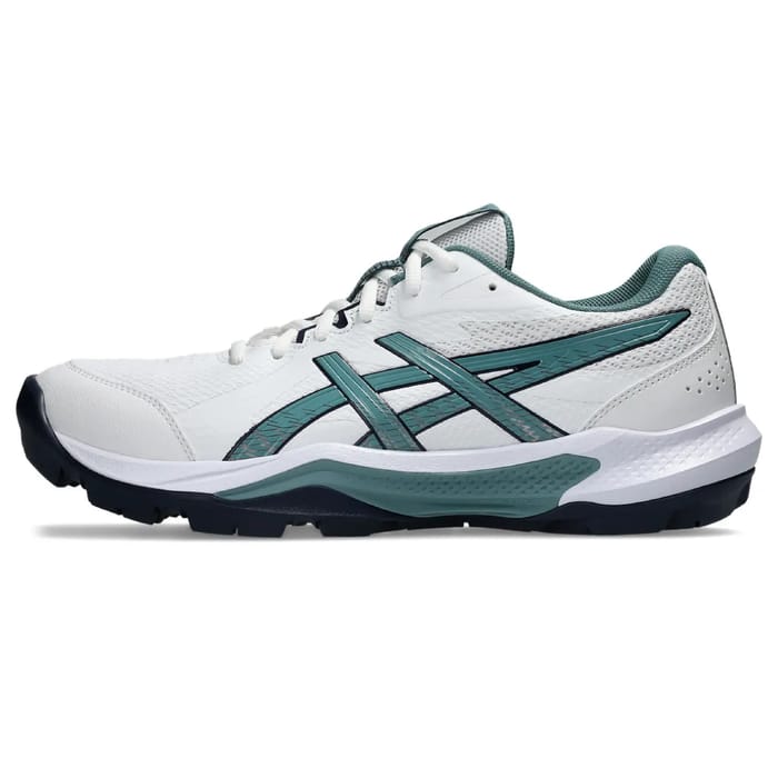Asics GEL-Peake 3 - White/Foggy Teal hockeyschoen — foto 7
