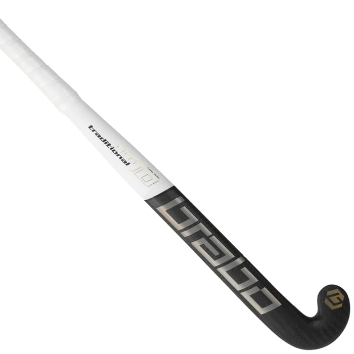 Brabo Traditional Carbon 100 LB Bk/Gd Senior Hockeystick hockeystick — foto 1
