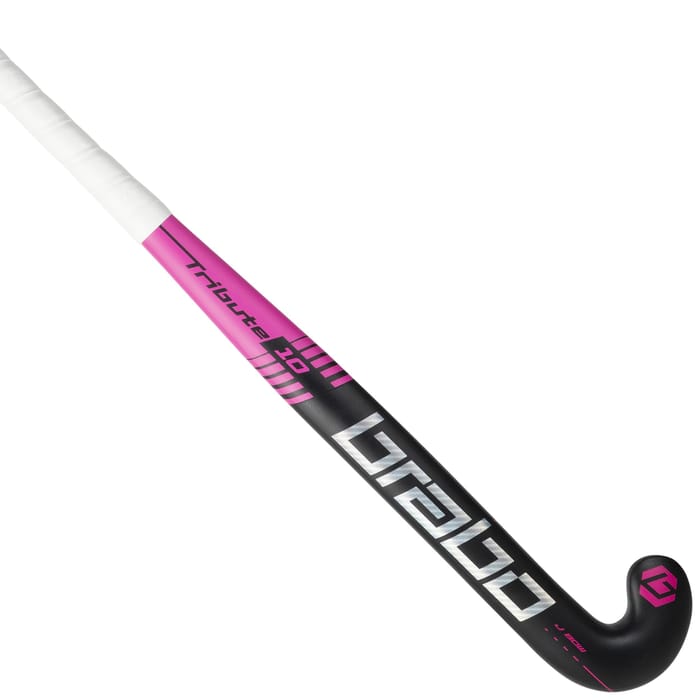 Brabo G-Force Tribute 10 Black/Pink Junior Hockeystick hockeystick — foto 1