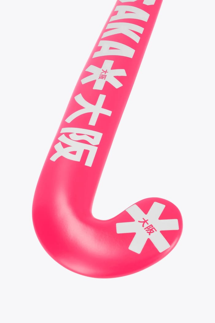 Osaka Indoor Hockey Stick Pro Bow GF | Hot Pink hockeystick — foto 2
