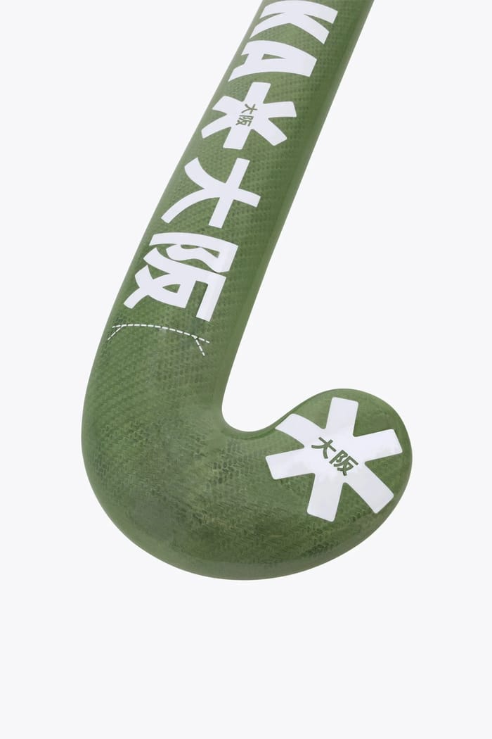 Osaka Field Hockey Stick Low Bow Advanced 85 | Green Eyes hockeystick, foto 2