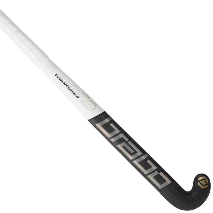 Brabo Traditional Carbon 100 ELB Bk/Gd Senior Hockeystick hockeystick — foto 1