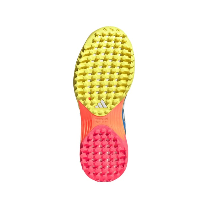 Adidas Fabela X 2 LE - Blue White Green hockeyschoen — foto 4