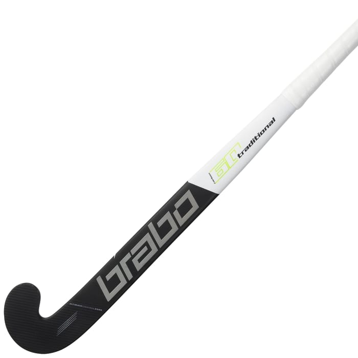 Brabo Traditional Carbon 60 LB Bk/Gn Senior Hockeystick hockeystick — foto 2