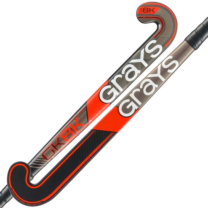 Grays GK8K Elite - Metallic Black/Fluoro Orange hockeystick, foto 1
